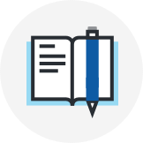 book and pen icon