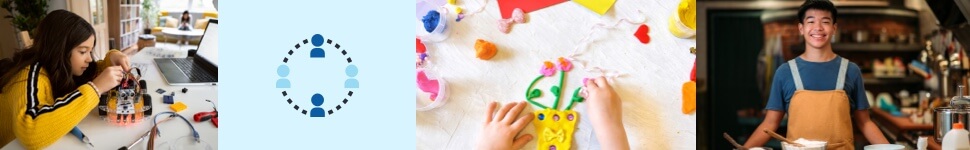 Student life collage image