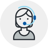 Illustration of a teacher with a headset on