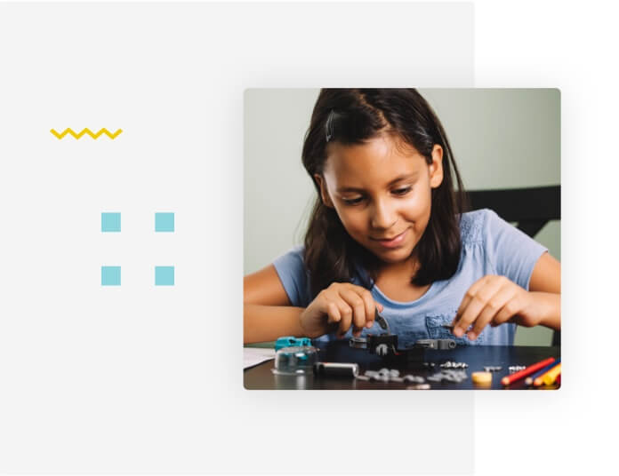 Elementary student ding experiments