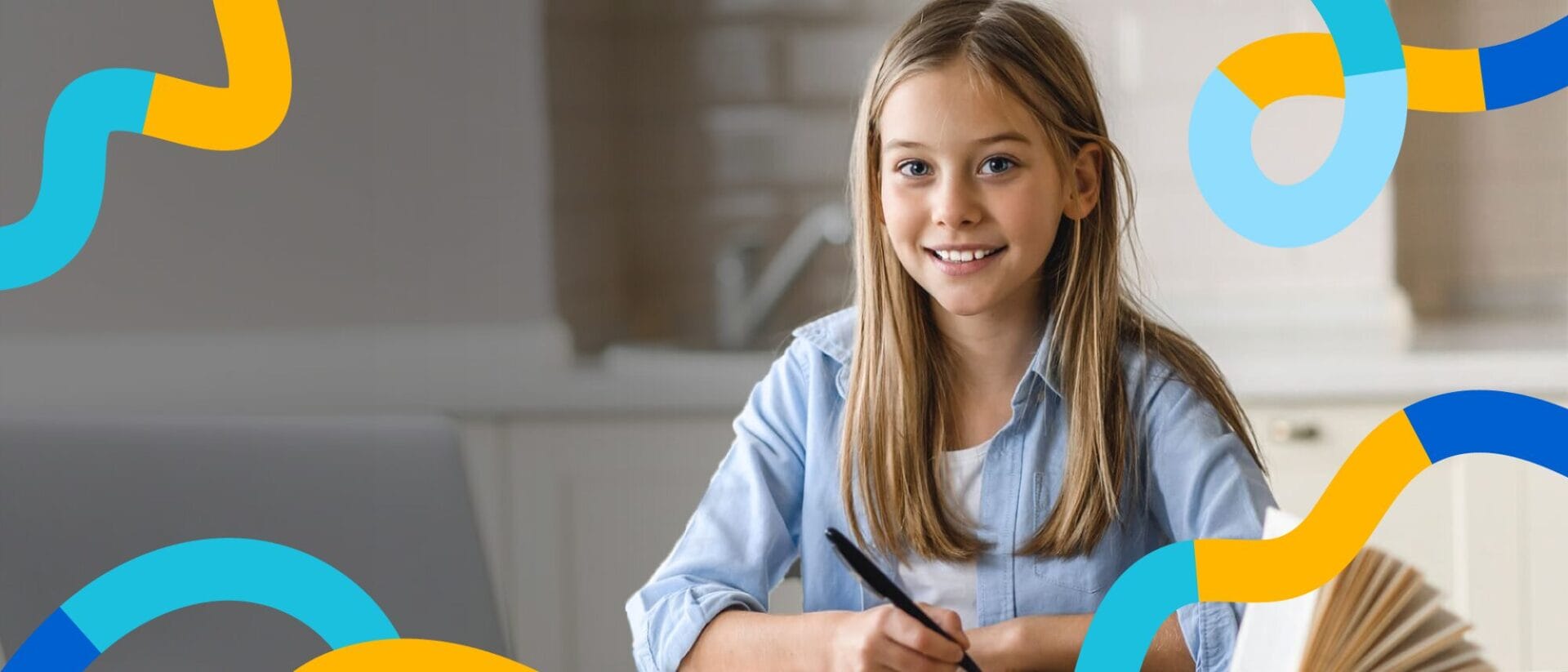 Student working